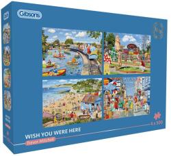 Gibsons 5059 - Wish You Were Here - 4x500 db-os puzzle (G5059)