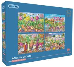 Gibsons 5066 - Roots & Shoots - 4x500 db-os puzzle (G5066)