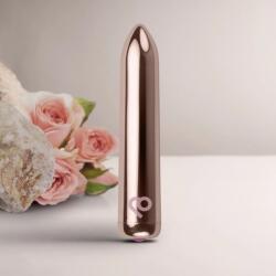 Rocks-Off Vibrator Glont 16 Moduri Vibratii, ABS, USB Magnetic, Auriu, 9 cm Vibrator