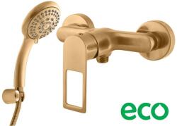 RAV SLEZÁK Zuhany csaptelep RAV SLEZÁK Nil zuhanyszettel együtt 150 mm csiszolt arany NL281.5/1ZK (NL281.5/1ZK)