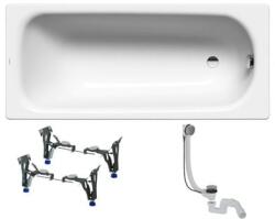 KALDEWEI Téglalap alakú kád Kaldewei Saniform 160x70 cm zománcozott acél bal és jobb is KWB3621 (KWB3621)