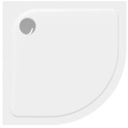 SAT Zuhanytálca negyedkörös SAT Project 100x100 cm öntött márvány fehér SATSVPRO100S (MR-11)