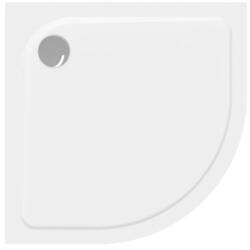 SAT Zuhanytálca negyedkörös SAT Project 90x90 cm öntött márvány fehér SATSVPRO90S (MR2-99)