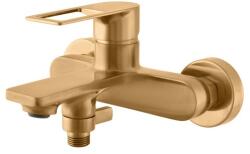 RAV SLEZÁK Kád csaptelep RAV SLEZÁK Nil zuhanyszett nélkül 150 mm csiszolt arany NL254.5ZK (NL254.5ZK)