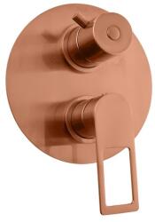 RAV SLEZÁK zuhany és fürdő csaptelep RAV SLEZÁK Nil vakolat alatti résszel együtt csiszolt rozéarany NL287.3ZRK (NL287.3ZRK)