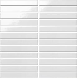 Premium Mosaic Kerámia mozaik Premium Mosaic Kit Kat white 30x30 cm fényes MOSKK2WHL (MOSKK2WHL)