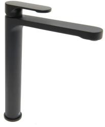 SAT Magas mosdó csaptelep SAT Fusion leeresztőszelep nélkül matt fekete SATBSFU285CPC (SATBSFU285CPC)