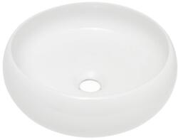 SAT Mosdókagyló pultra SAT Feel szifon és keverő nélkül 36x36 cm fehér SATUMFEEL3636 (1339A)