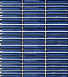 Premium Mosaic Kerámia mozaik Premium Mosaic Kit Kat deep blue 28x31 cm fényes MOSKK3DBL (MOSKK3DBL)
