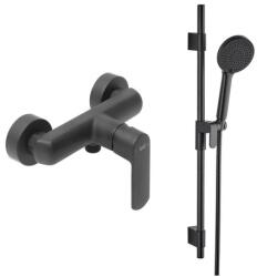 SAT Zuhany csaptelep SAT Feel zuhanyszettel együtt 150 mm fekete matt SATBSFEEL268CSET1 (SATBSFEEL268CSET1)