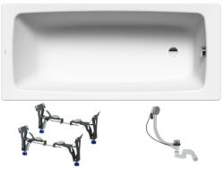 KALDEWEI Téglalap alakú kád Kaldewei Cayono 160x70 cm zománcozott acél bal és jobb is KWB748N (KWB748N)