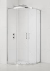 SAT Zuhanysarok negyedkör 80x80 cm SAT TEX SIKOTEXS80CRT (NDF80X TRANSPARENT)