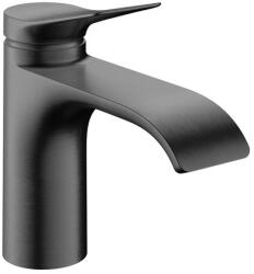 Hansgrohe Mosdó csaptelep Hansgrohe Vivenis leeresztőszeleppel csiszolt fekete króm 75014340 (75014340)