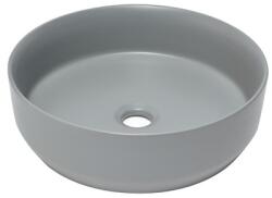 SAT Mosdó lapra SAT Infinitio 39x39 cm szürke mat csaptelep nyílás nélkül SATINF3939LGRM (C330-112DMH)