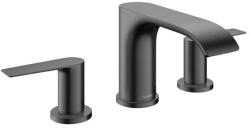 Hansgrohe Mosdó csaptelep Hansgrohe Vivenis leeresztőszeleppel csiszolt fekete króm 75033340 (75033340)