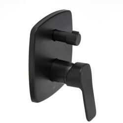 SAT zuhany és fürdő csaptelep SAT Cube Way vakolat alatti résszel együtt fekete matt CU215C (5243501 MATT BLACK)