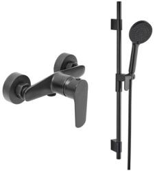 SAT Zuhany csaptelep SAT Mood zuhanyszettel együtt 150 mm fekete matt SATBSMOOD268CSET1 (SATBSMOOD268CSET1)