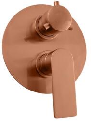 RAV SLEZÁK zuhany és fürdő csaptelep RAV SLEZÁK Nil vakolat alatti résszel együtt rózsa arany csiszolt NL186KZRK (NL186KZRK)
