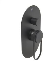 SAT zuhany és fürdő csaptelep SAT Fusion vakolat alatti résszel együtt matt fekete SATBSFU215KPCC (SATBSFU215KPCC)