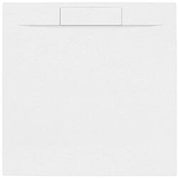 SAT Zuhanytálca négyzet SAT Fusion 90x90 cm öntött márvány blanco SATFU9090BL (HER9090BL)