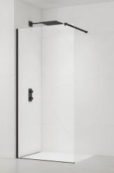 SAT Walk-in zuhanyparaván 130 cm SAT fekete SATBWI130PRC (SATBWI130PRC)