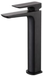 SAT Magas mosdó csaptelep SAT Brevis leeresztőszelep nélkül fekete matt SATBSBRE285C (AD08 MATT BLACK)