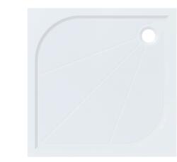 SAT Zuhanytálca négyzet SAT Limnew 80x80 cm öntött márvány fehér LIMNEW80Q (LIMNEW80Q)