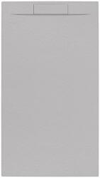 SAT Zuhanytálca négyszögletes SAT Fusion 160x80 cm öntött márvány gris perla SATFU16080GRP (HER16080GRISC)