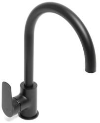 SAT Mosogató csaptelep SAT Mood forgó karral fekete matt SATBSMOOD280KC (28906 BRASS BODY WITH)