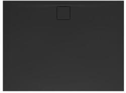 SAT Zuhanytálca négyszögletes SAT Vision 120x80 cm öntött márvány fekete SATSVVI12080C (MF12080-26SM BLACK)