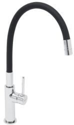 SAT Mosogató csaptelep SAT szilikon karral fekete/króm SATBSD290C (22706-393A WITH BLACK)