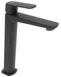 SAT Magas mosdó csaptelep SAT Feel leeresztőszelep nélkül fekete matt SATBSFEEL285C (G12592.031MB)