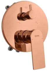 RAV SLEZÁK Kád csaptelep RAV SLEZÁK Nil vakolat alatti résszel együtt rózsaarany csiszolt NL187BOXZRK (NL187BOXZRK)