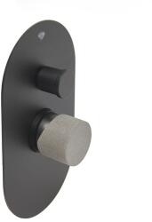 SAT zuhany és fürdő csaptelep SAT Fusion vakolat alatti résszel együtt kar beton SATBSFU215BC (SATBSFU215BC)