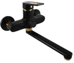 RAV SLEZÁK Kád csaptelep RAV SLEZÁK COLORADO forgó karral 150 mm fekete matt/arany CO353.5CMATZ (CO353.5CMATZ)