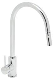 SAT Mosogató csaptelep SAT Aurum kihúzható zuhannyal, 2 áram króm SATBAUR286CR (163570601)