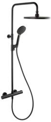 SAT Zuhanyrendszer SAT termosztatikus csapteleppel fekete SATSSTKBC (80B30124-B74-002)