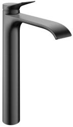 Hansgrohe Magas mosdó csaptelep Hansgrohe Vivenis leeresztőszelep nélkül csiszolt fekete króm 75045340 (75045340)