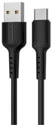 BOROFONE X16 USB-A apa - USB-C apa Adat és töltő kábel - Fekete (1m) (BX16UBK) (BX16UBK)