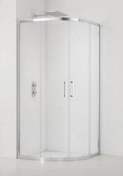 SAT Zuhanysarok negyedkör 90x90 cm SAT TEX SIKOTEXS90CRT (NDF90X TRANSPARENT)