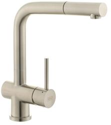 SIKO Mosogató csaptelep SIKO Steel kihúzható zuhannyal rozsdamentes acél STNRZ285 (GT2016)