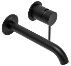 SAT Mosdó csaptelep SAT Aurum vakolat alatti résszel együtt fekete matt SATBAUR101C (163533602F8)