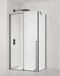 SAT Zuhanysarok téglalap 120x90 cm SAT Xmotion PVD Gun metal SATBWIXM120S90GM (SATBWIXM120S90GM)