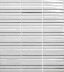 Premium Mosaic Kerámia mozaik Premium Mosaic Kit Kat white 28x31 cm fényes MOSKK3WHL (MOSKK3WHL)