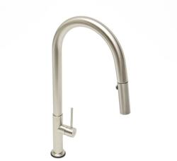 SAT Mosogató csaptelep SAT kihúzható zuhannyal, 2 áram rozsdamentes acél SATBSD288NRZ (FA77BN)