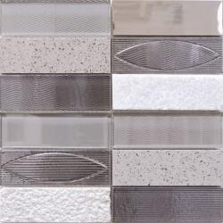 Mosavit Üvegmozaik Mosavit Geo gris 30x30 cm matt/fényes GEOGR (GEOGR)