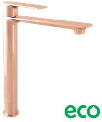 RAV SLEZÁK Magas mosdó csaptelep RAV SLEZÁK Nil leeresztőszelep nélkül arany rózsa NL130.5ZRL (NL130.5ZRL)