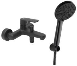 SAT Kád csaptelep SAT Feel fürdőkádas készlettel 150 mm fekete matt SATBSFEEL222CSET1 (SATBSFEEL222CSET1)