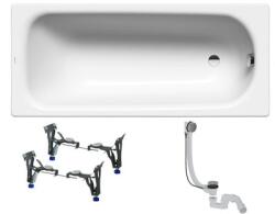 KALDEWEI Téglalap alakú kád Kaldewei Saniform 180x80 cm zománcozott acél bal és jobb is KWB3751 (KWB3751)