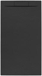 SAT Zuhanytálca négyszögletes SAT Fusion 140x90 cm öntött márvány Grafito SATFU14090G (HER14090GR)